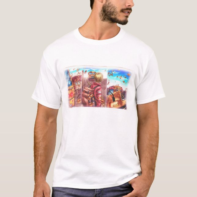 Boy Waiting... T-Shirt (Front)