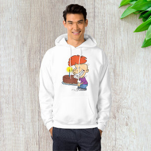 Boy With A Birthday Cake Hoodie