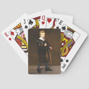 Boy With a Sword (by Edouard Manet) Playing Cards