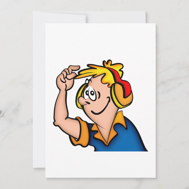 Boy With Headphone (Front)