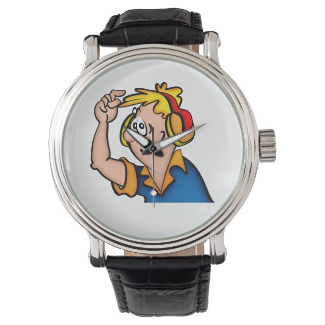 Boy With Headphone Watch (Front)