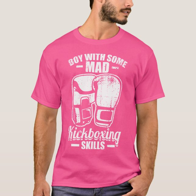 Boy With Some Mad Kickboxing Skills T-Shirt (Front)