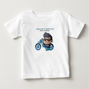 Boy with sunglasses & motorcycle T-Shirt
