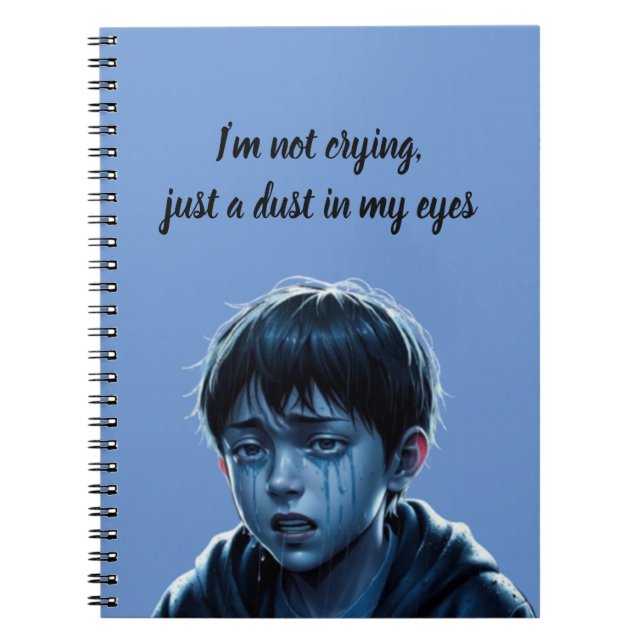 Boy with tears notebook (Front)