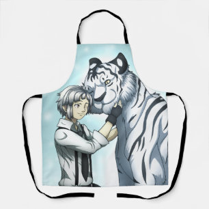 Boy with White Tiger Apron