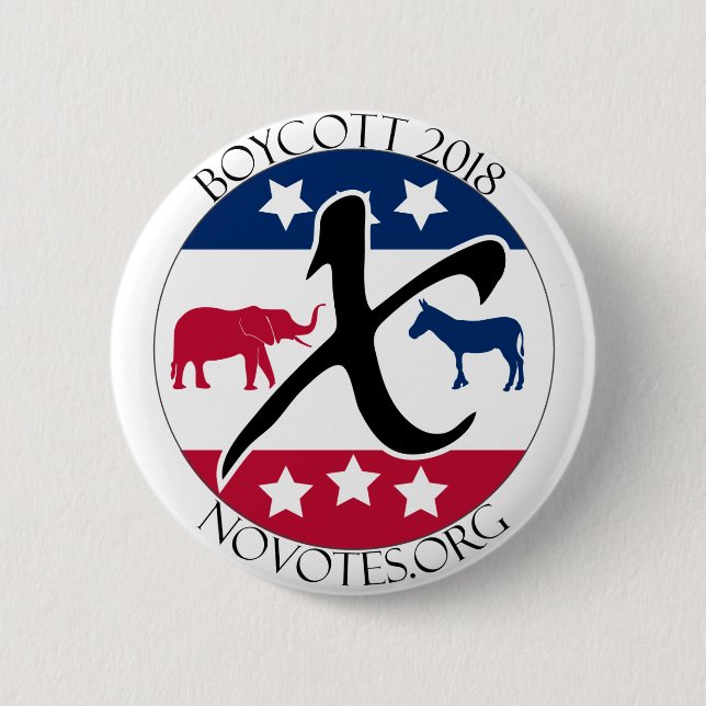 Boycott 2018 Button (Front)