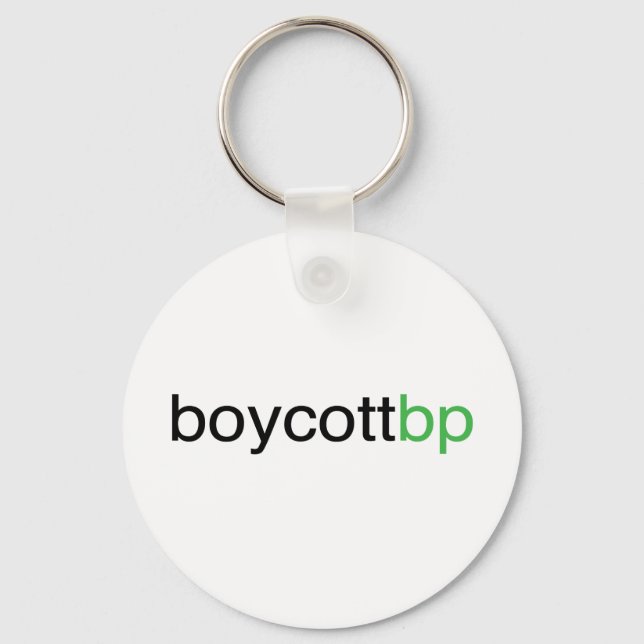 Boycott BP Key Ring (Front)