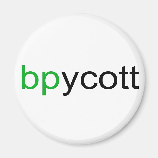 Boycott BP Magnet (Front)