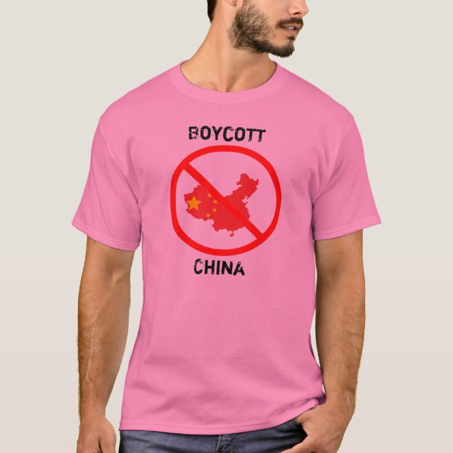 Boycott China T-Shirt (Front)