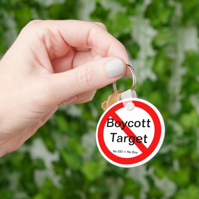 Boycott Target Keychain (Hand)