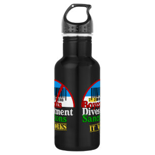 Boycotts Divestment Sanctions Avoid barcode 729 532 Ml Water Bottle