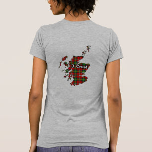 Boyd Clan Badge and Tartan Women's T-Shirt