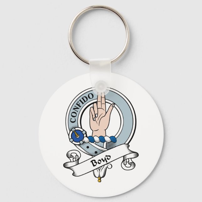Boyd Clan Badge Key Ring (Front)