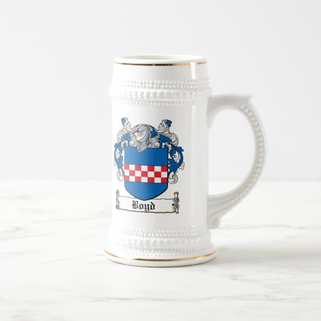 Boyd Family Crest Beer Stein (Right)