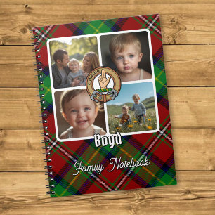 Boyd Family Photo Collage Notebook