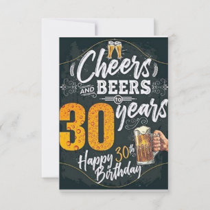 boyfriend 30th birthday card