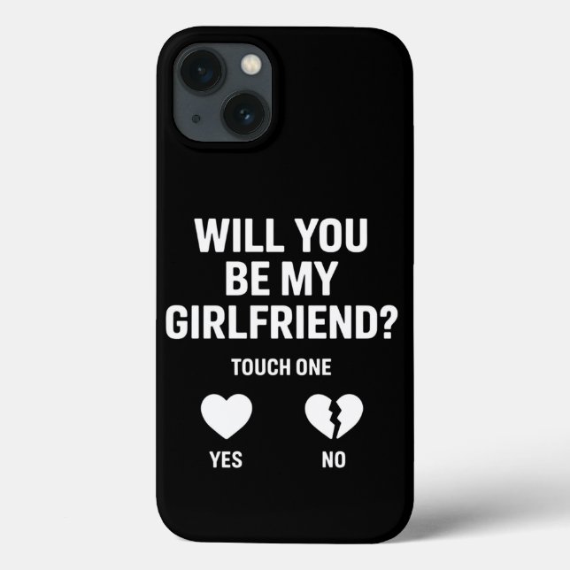 Boyfriend Ask her Will You Be My Girlfriend  Case-Mate iPhone Case (Back)