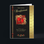 Boyfriend Birthday Card - Happy Birthday Boyfriend<br><div class="desc">Boyfriend Birthday Card - Happy Birthday Boyfriend</div>