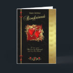 Boyfriend Birthday Card - Happy Birthday Boyfriend<br><div class="desc">Boyfriend Birthday Card - Happy Birthday Boyfriend</div>