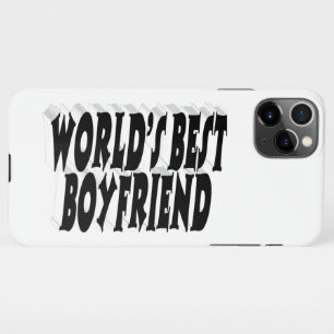 Boyfriend black 3d text iPhone 11Pro max case