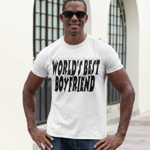 Boyfriend black typography T-Shirt