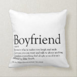 Boyfriend Definition Best Ever Personalised Cushion<br><div class="desc">Personalise for the world's best boyfriend to create a unique gift. A perfect way to show him how amazing he is every day. Designed by Thisisnotme©</div>