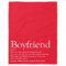Boyfriend Definition Modern Fun Red