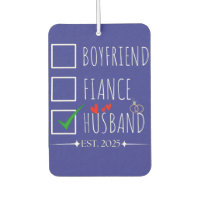 Boyfriend Fiancé Husband Est. 2025 Just Married