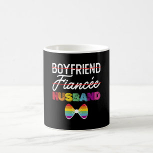 Boyfriend Fiance Husband Gay Marriage Groom LGBTQ Coffee Mug