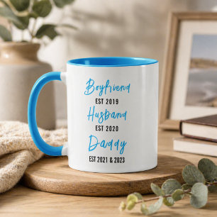 Boyfriend Husband Dad Mug Personalised Father’s