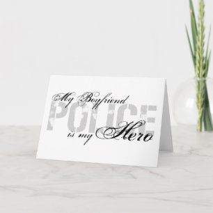 Boyfriend Is My Hero - POLICE Card