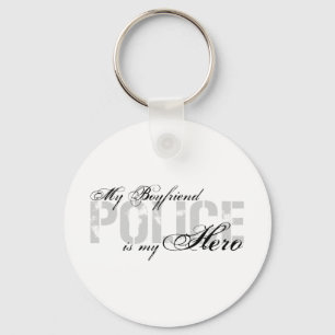 Boyfriend Is My Hero - POLICE Key Ring