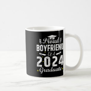 Boyfriend Of A Cl 2024 Graduate Graduation Senior  Coffee Mug