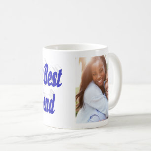 Boyfriend Photo with blue script Coffee Mug