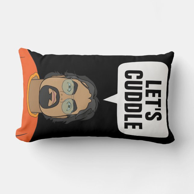 BOYFRIEND PILLOWS - AVERAGE GUY WITH BEARD (Front)