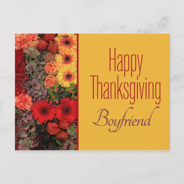 Boyfriend Thanksgiving Card (Front)