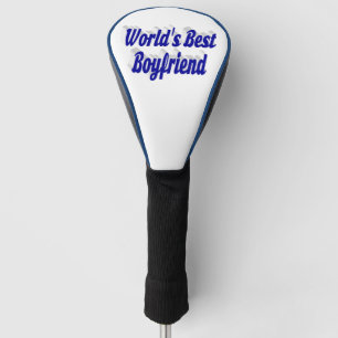 Boyfriend with blue script golf head cover