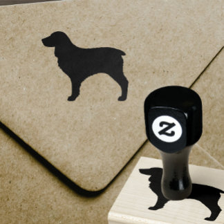 Boykin Spaniel Dog Breed Silhouette Rubber Stamp