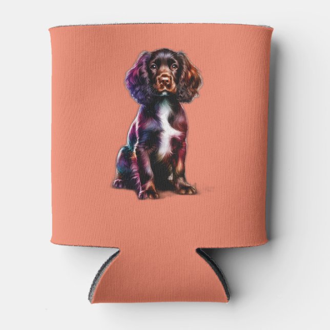 Boykin Spaniel Dog Can Cooler (Front)