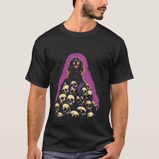 Boykin Spaniel Dog Gothic T-Shirt (Front)