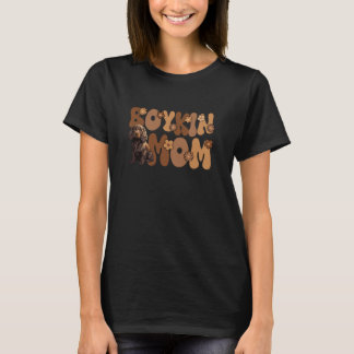 Boykin Spaniel Dog Groovy World's Best Boykin mum T-Shirt