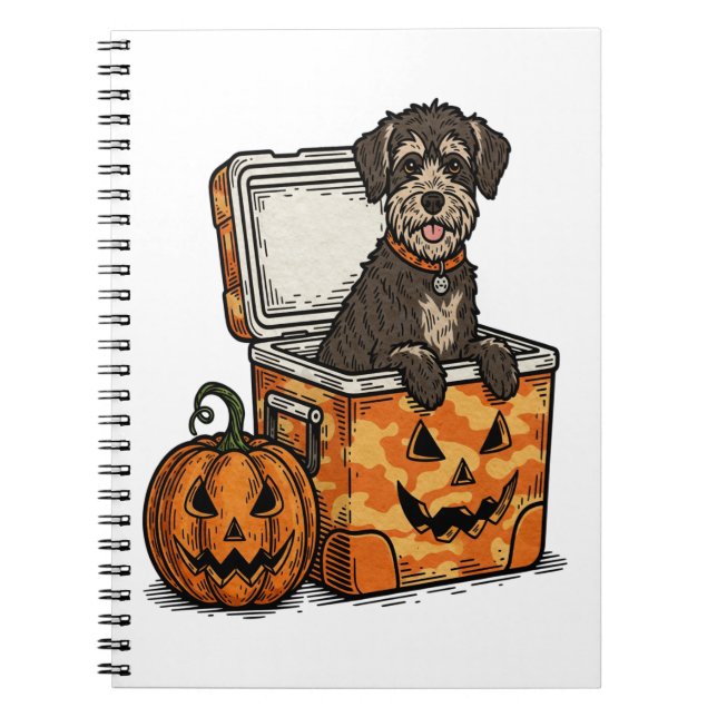 Boykin Spaniel Halloween Notebook (Front)