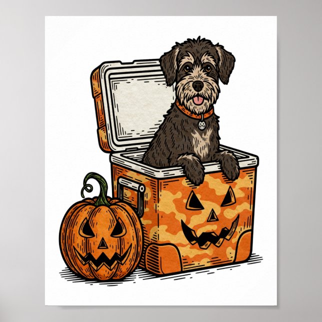 Boykin Spaniel Halloween Poster (Front)