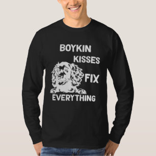 Boykin Spaniel kisses fix everything  1 T-Shirt