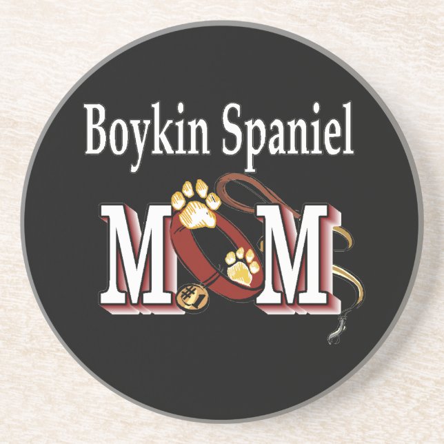 Boykin Spaniel Mum Coaster (Front)