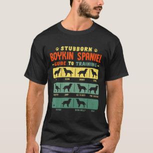 Boykin Spaniel Mum Dad Funny Stubborn Vintage Tric T-Shirt