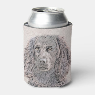 Boykin Spaniel Painting - Cute Original Dog Art Can Cooler