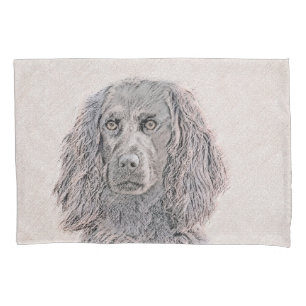 Boykin Spaniel Painting - Cute Original Dog Art Pillowcase