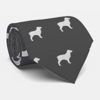 Boykin Spaniel Silhouettes Pattern Grey