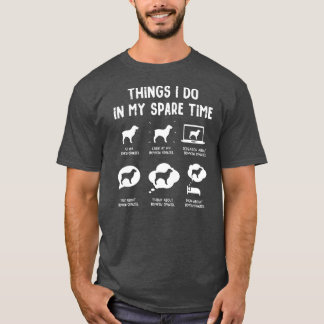 Boykin Spaniel Things Do Spare Time Funny Dog Mum T-Shirt